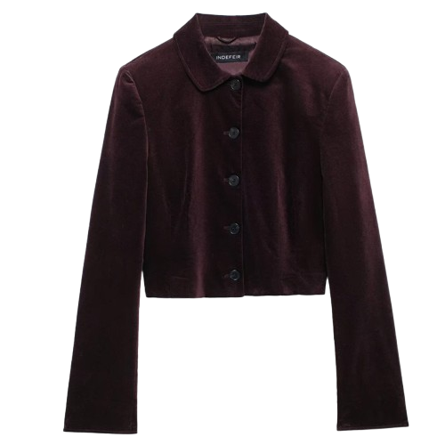 Bordo Blazer Ceket