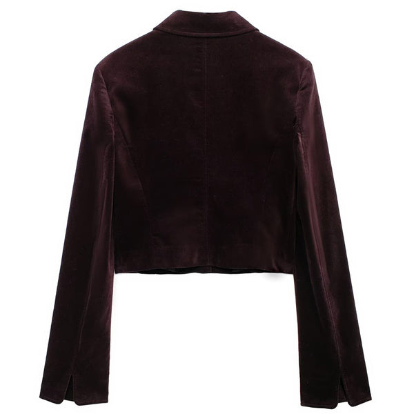 Bordo Blazer Ceket